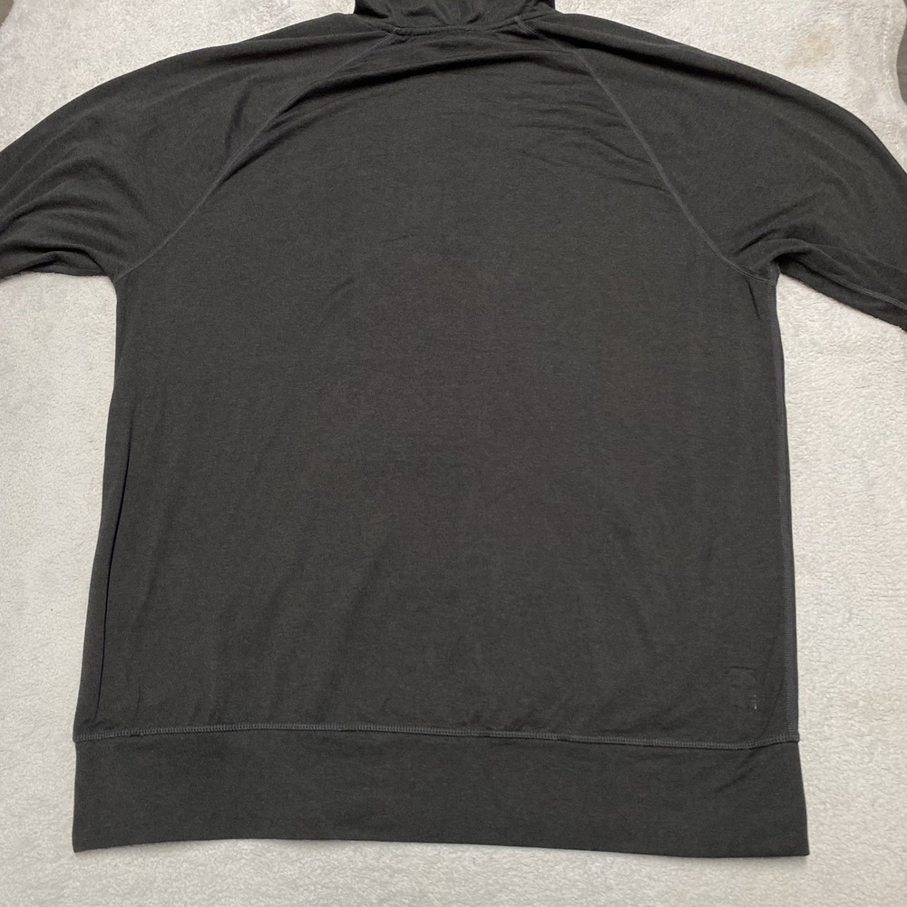 Vuori Ponto Performance Half Zip Hoodie Mens Large Black Active Athleisure Pocke - Picture 3 of 7